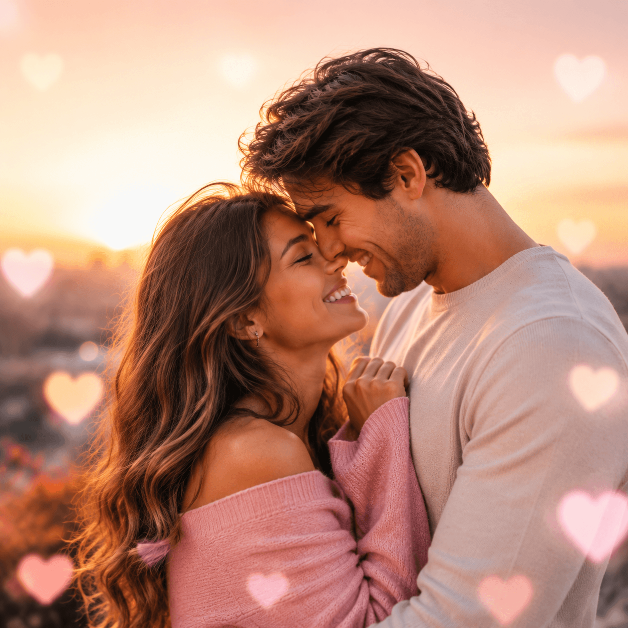 Happy couple in love